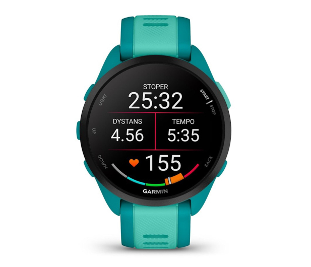 GARMIN Forerunner 165 Music Turkusowy (010-02863-32) - 1242321 - zdjęcie 2